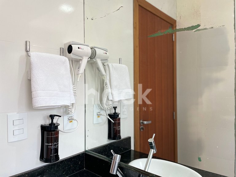 202 | Res. 287 • Econômico com Sacada a 5min a pé do Mar