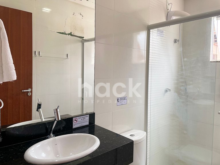 202 | Res. 287 • Econômico com Sacada a 5min a pé do Mar