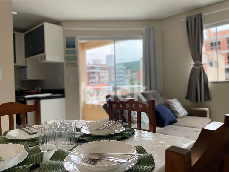 202 | Res. 287 • Econômico com Sacada a 5min a pé do Mar