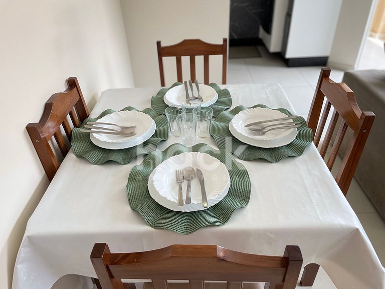 202 | Res. 287 • Econômico com Sacada a 5min a pé do Mar