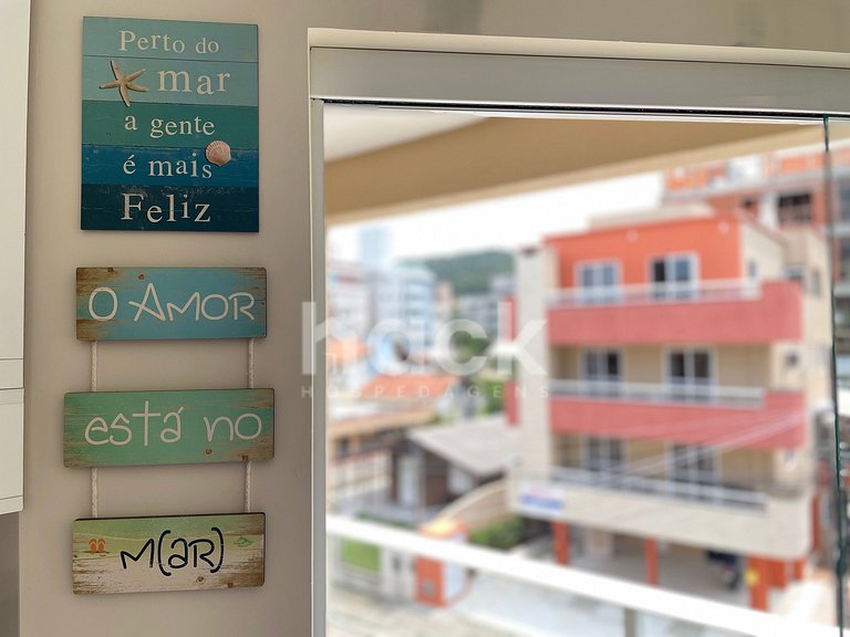 202 | Res. 287 • Econômico com Sacada a 5min a pé do Mar