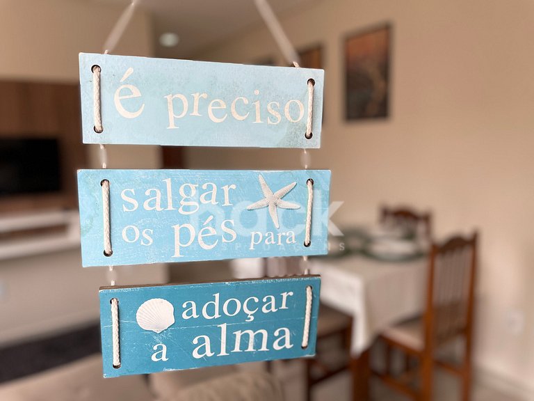 202 | Res. 287 • Econômico com Sacada a 5min a pé do Mar