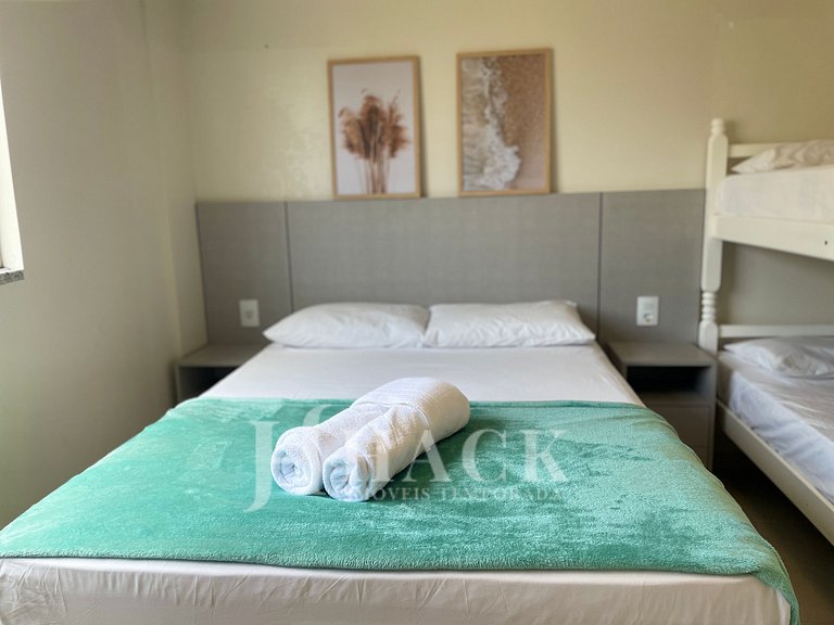 Apartamento Aurora – Até 7 pessoas, 250m da Praia Bombas