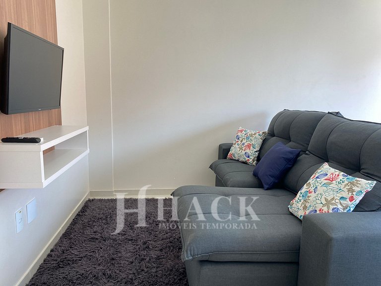 Apartamento Aurora – Até 7 pessoas, 250m da Praia Bombas