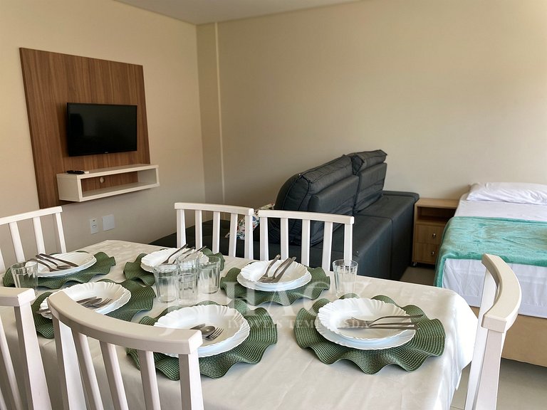 Apartamento Aurora – Até 7 pessoas, 250m da Praia Bombas