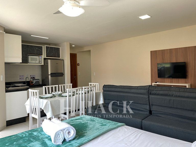 Apartamento Aurora – Até 7 pessoas, 250m da Praia Bombas