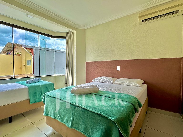 101 | Res. Falcão 448 • Exclusive with Bathtub – 7min Walk t