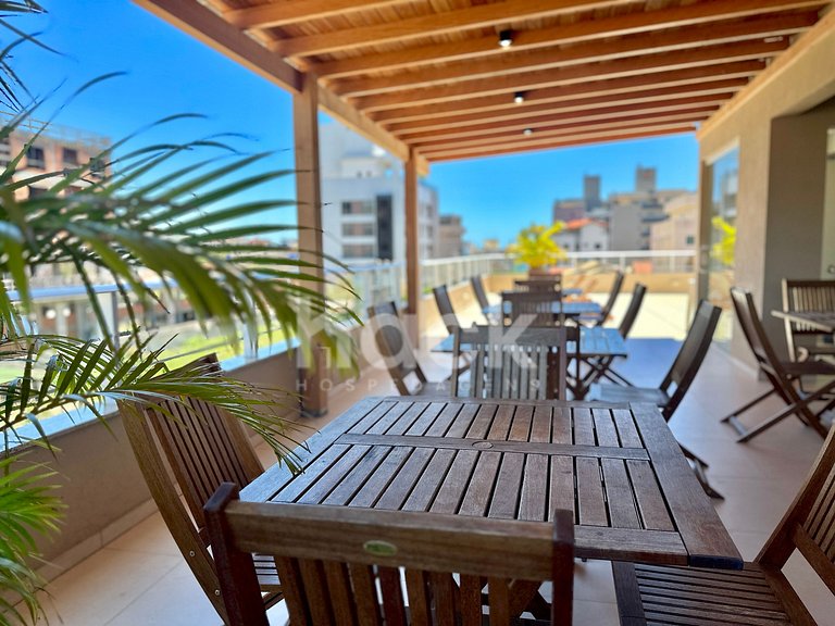 202 | Res. 287 • Econômico com Sacada a 5min a pé do Mar