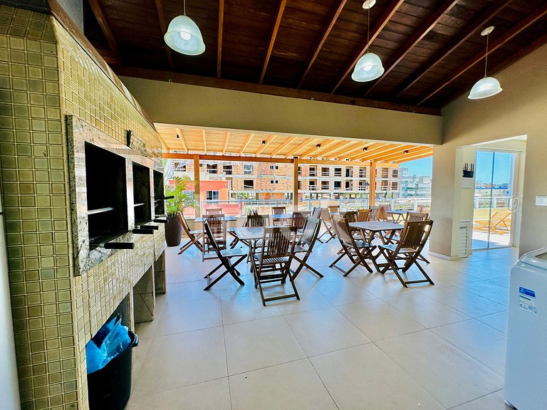 202 | Res. 287 • Econômico com Sacada a 5min a pé do Mar