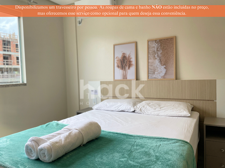 202 | Res. 287 • Econômico com Sacada a 5min a pé do Mar