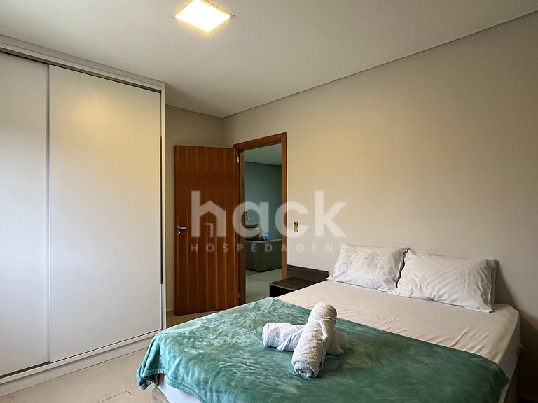 202-Leão • 2 Quartos com Ar • Até 7 pessoas