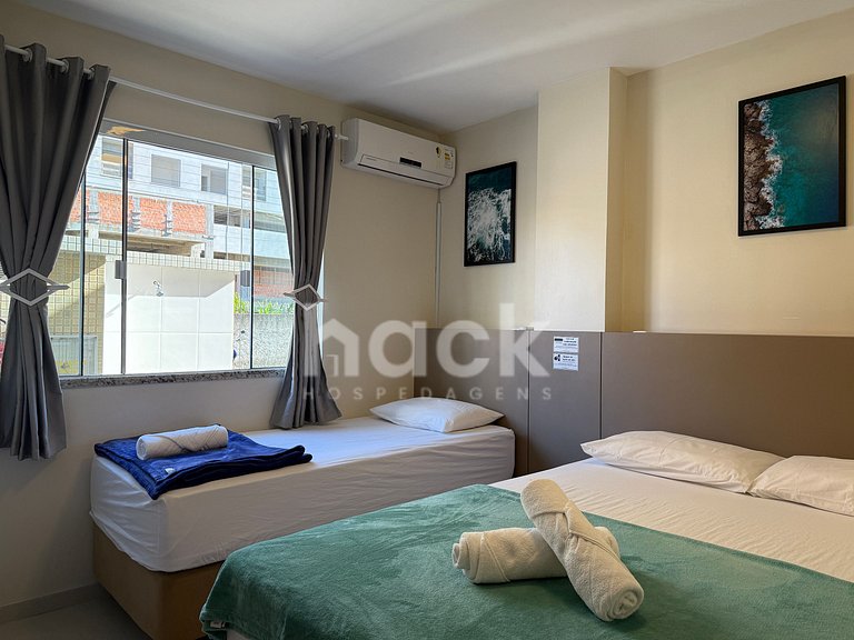 300m from Bombas Beach | 3 bedrooms with AC | Ground floor