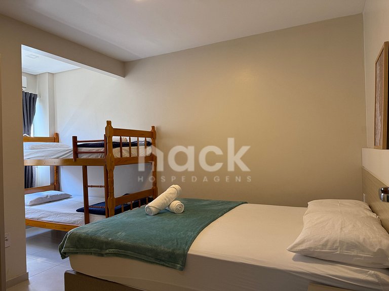 300m from Bombas Beach | 3 bedrooms with AC | Ground floor