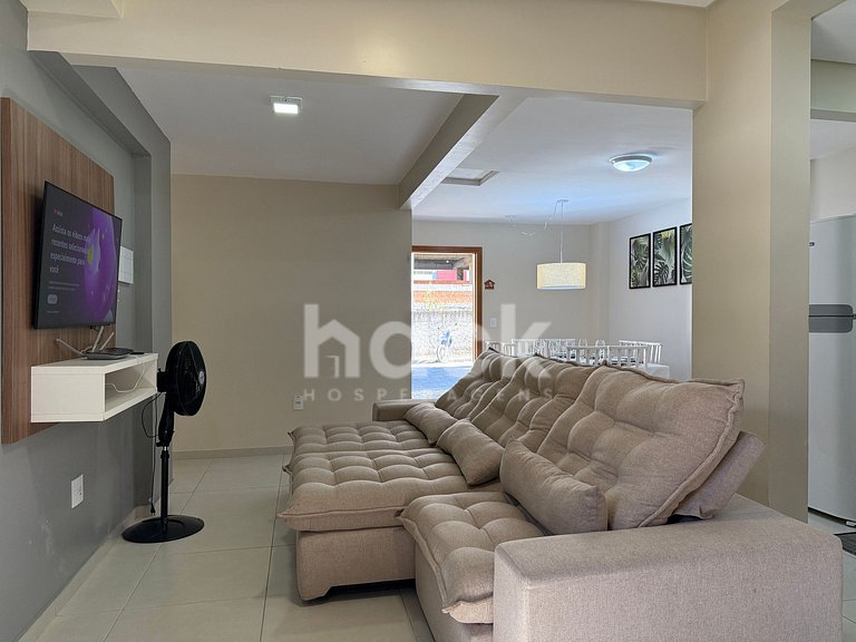 300m from Bombas Beach | 3 bedrooms with AC | Ground floor