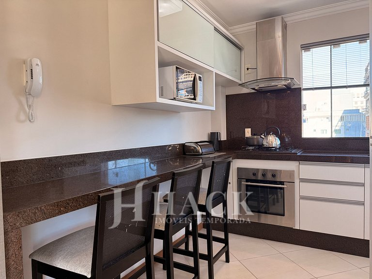 Apartamento 306 em Bombas · 280m do mar · Vista para o morro