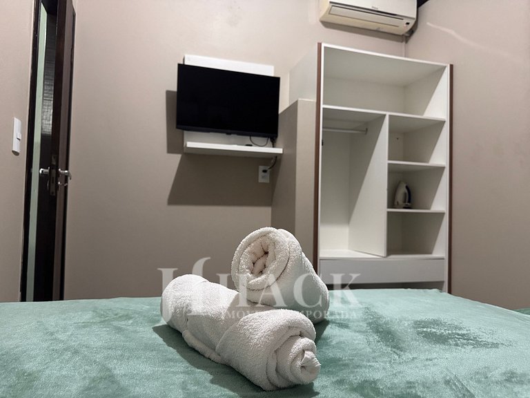 Aconchegante Apto para Casal - 5min da Praia