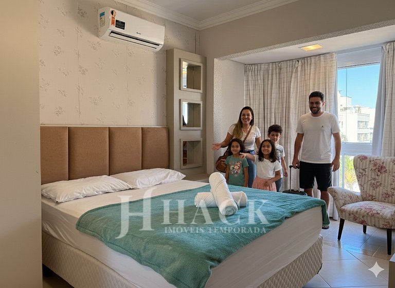 Apartamento 306 em Bombas · 280m do mar · Vista para o morro