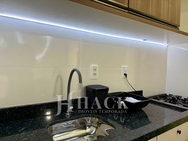 05-305 - Aconchegante Apto Triplo - 5min da Praia